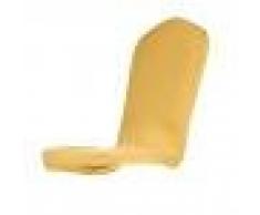MagiDeal Colore Solido Coprisedia Semicerchio Elastico Sgabello Da Pranzo Sedia Copertina Fodera - Oro