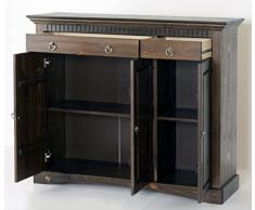 3 ante. Petto di cassetti pino coloniale colori, Armadio, credenza