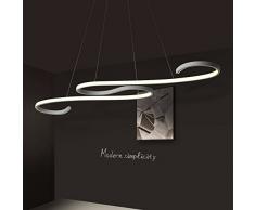 Lampada a sospensione moderna lampadario Lampadario Lampadario Lignt LED Artigianato acrilico per ristorante/Ufficio/Soggiorno/Camera da letto/Caffè/Bar