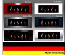 Bio Etanolo Camino, Caminetto Modello Daniel - Scegli tra 6 colori (nero)