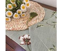 GongDi Runner Tovagliolo da Salotto in Cotone Country Art TV Mobile Moderno Semplice tavolino Copri Asciugamano tovaglia 30 * 270
