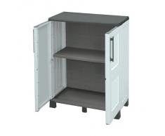 Mini armadio 2 ante in polipropilene Maurer LINEA TIDY