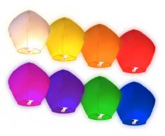 20 PZ SKY LANTERN LANTERNA CINESE CINESI VOLANTE MONGOLFIERA X MATRIMONIO MISTI