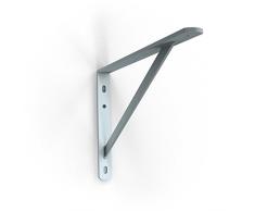 Bolis Italia Reggimensola Boomerang - Supporto Mensola Stiloso Bianco Per Libreria E Design Casa