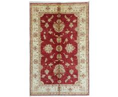 La Bottega del Tappeto - AD470 - Annodato a Mano Autentico Tappeto ZIEGLER Originale India, Cm.185 x115 - tappeti persiani e orientali