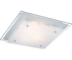 Globo - Plafoniera Indi con 2 punti luce, led, metallo, argento