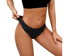 Mutandine da Bikini Senza Cuciture da Donna Slip Invisibili Elasticizzati Morbidi No Show Hipster Mutande Post Parto Mantice