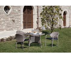 POLTRONA POLIRATTAN C/CUSCINO IBIZA PZ - 2