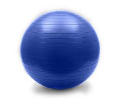 SPFTOY Spugna/Sitting/Medica/Lacrosse/Gonfiabile/Allenamento/Massaggl Ball Fitness Ginnastica Sitting Ball Chair with Cover Pallone da Allenamento per Mini Palline da Yoga Blu scuro 93cm