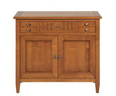 GONTIER - Credenza massiccia 90 x 40 cm