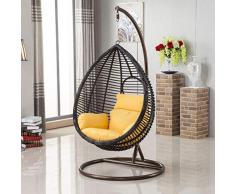 BLSTY Allaperto Poltrona Pensile Amaca Cuscino de Sedile, Confortevole Sollievo Lombalgia Dolori di Schiena Cuscino Sedia per Hanging Egg Chair Cuscini Schiena-A-L