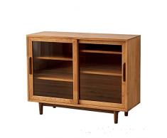 NeoMcc Legno Credenza Armadi Cabina di ciliegio a Buffet di ciliegio Credenza Credenza Credenza Universale Armadio Stand-Mobile con bookmatched per Soggiorno Armadietto a Buffet
