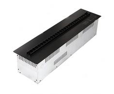 Camino elettrico Camino elettrico a parete Camino elettrico da incasso, termocamino con fiamma realistica, touch screen/telecomando Fiamma regolabile, a basso rumore, protezione for lo spegnimento au