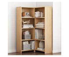 Libreria, Mensola Angolare Mobile Ad Angolo for Soggiorno Libreria Ad Angolo for La Casa Semplice da Terra Scaffale Triangolare for Camera da Letto for Soggiorno Studio