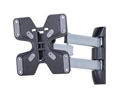 Capacità: 33 lbs /15 kg Vemount Staffa TV a Parete Supporto a braccio per TV Supporto a parete con girevole e inclinazione Supporti da Parete per TV 14-23 Pollici a Schermo Piatto per Monitor Capacità: 33 lbs /15 kg Vemount Staffa TV a Parete Supporto a braccio per TV Supporto a parete con girevole e inclinazione Supporti da Parete per TV 14-23 Pollici a Schermo Piatto per Monitor