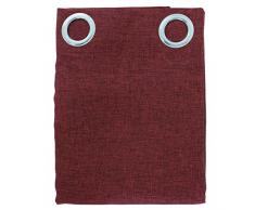 Pannello Tenda arredo Canapone con Borchie Art. Easy - Tinta Unita N271 Bordeaux