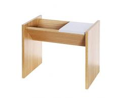 BinLZ-Table Tavolino da Salotto per Armadietti con Spalliera e Comodini Tavolino Moderno per Comodini e Mensole con Prolunga per Soggiorno 19.6''X 11.8 '' X 15.7 ''