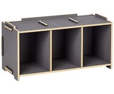 Werkhaus Porta CD in legno, grigio, M