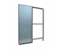 Controtelaio per porte scorrevoli anta unica spessore muro 105mm Doortech by Scrigno - Misura: 60X210 cm