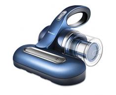 Mamibot Bed Cleaner Dust acari Aspirapolvere portatile senza fili, lampada anti-virus UV tipo U, lampada germicida con potente aspirazione, filtrazione HEPA avanzata per letti cuscini, divani, tappeti