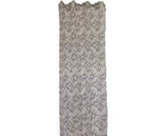 fashionhomepagano Pannello Tenda con Borchie Semitrasparente Mis 140x280 cm
