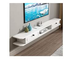 StrOux Mobile porta TV sospeso Mobile porta TV Mobile pensile TV per soggiorno Mobile porta TV sospeso Mobile TV in legno per soggiorno Mobile TV sospeso Hello