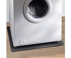OLIVO.shop | GYMMY Tappeto antivibrazione lavatrice, tappeto antiscivolo lavatrice, tappeto sotto lavatrice antiurto e anti rumore in schiuma eva, 1 pz 60x60 cm