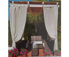 Tenda Idrorepellente,Impermeabile, Antimuffa, per Esterno con Passanti, Tenda Ideale per Giardino,Gazebo,Balcone, 160 x 270 cm