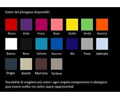 Lampadario a Sospensione Stile Moderno In Plexiglass Colori a Scelta Camera da Letto Soggiorno