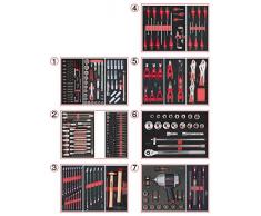 KS TOOLS 714.0337 - Set di attrezzi con 7 cassetti per caminetto, 337 pezzi