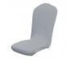 Colore Solido Semicerchio Elastico Grigio Sgabello Da Pranzo Sedia Copertina Fodera Luce