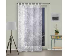 Soleil d Ocre – Tenda con Passanti, Manon, Poliestere, Bianco, 135 x 250 cm