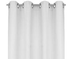 Ellen Tenda decorativa con occhielli, Tessuto, hellgrau - silbergrau, 140x145 cm
