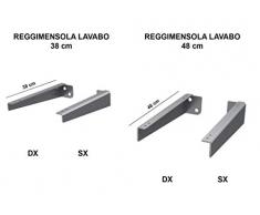 Reggimensola a scomparsa mensola lavabo da 28 cm