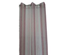 Generico Pannello Tenda con Borchie Rigata Misura 140x280 cm