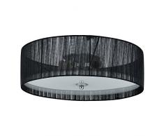 [lux.pro] Lampadario a corona - Helena - Lampada da soffitto (3 attacchi E27)(12 cm x Ø 40cm) Lampada da camera Lampada da soggiorno