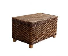 Pouf Ottomano rattan ottomano con stoccaggio e poggiapiedi a poggiapiedi riposo POUF Sgabelli a pedale ottomano decorazioni cubo Decorazione Mobili Posti a sedere Borsa Ottomane e poggiapiedi