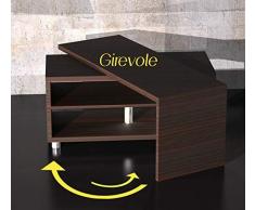 Mobile Porta TV di design girevole 360° Larghezza 118 cm