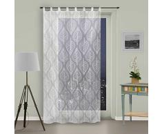 Soleil d' Ocre – Tenda con Passanti, Maud, Poliestere, Bianco, 135 x 250 cm