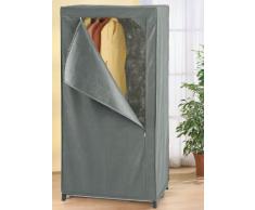 WENKO 4381710100 Guardaroba Libertà in tessuto traspirante, 75 x 150 x 50 cm, colore: Grigio