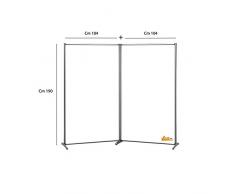 DOPPIA PARETE DIVISORIA IN POLICARBONATOPER STUDIO UFFICIO NEGOZIO WHL801 - Bianco