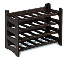 Cantinetta in plastica portabottiglie da 6 posti IMPILABILE per bottiglie 1 pezzo