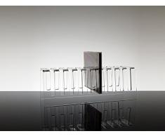 Porta CD da tavolo in plexiglass Sibelius per 10 dischi colore trasparente