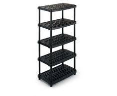 Terry, Scaffalone 2436-5, Scaffale Modulare a 5 Ripiani, da Interno Esterno. Materiale: Plastica, Dimensioni: 93x59x188,5 cm