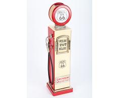 Point-Home - Mobiletto Porta CD, Aspetto retrò, a Forma di Pompa di Benzina, con Luce