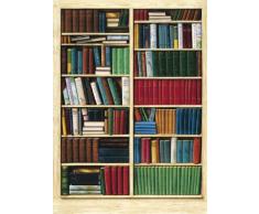 1art1 40581 - Poster da parati, 4 pezzi, 254 x 183 cm, immagine libreria