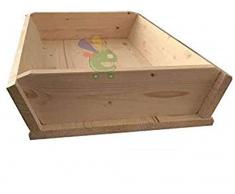 Euroshoppingonline Madia Maddia Maidda terrina spianatoia Vassoio Bassa Contenitore per lievitazione Trasporto Pasta Impasto impastare Pizza (30x40xh7)