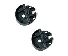 BricoShopping® Coppia di CERNIERA per anta dei mobili antichi legno e armadi IN STILE CLASSICO soggiorno o camera da letto arte povera pesanti a battuta cerniere anticate antichizzate (BS0184, Bronzo)