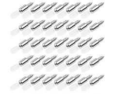 TARKDAK Staffe per Mensole 50PCS Ferma Mensole per Armadi Viti Autofilettanti Supporti per Mensole Reggimensola a Scomparsa per Scaffali Scaffale per Libri