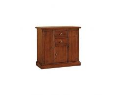EsteaMobili CREDENZA CREDENZINA ARTE POVERA LEGNO COL NOCE INGRESSO SALA